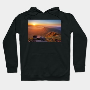 Cribyn from Pen y Fan Sunrise Hoodie